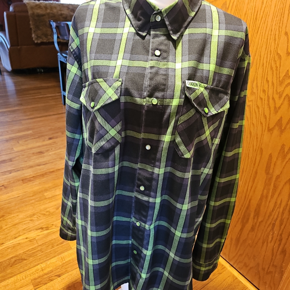 Dixxon flannel Men's XL Shifter Green